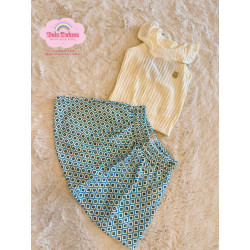 CONJ. SHORTS E BLUSA