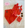 CONJ. SHORTS E BLUSA