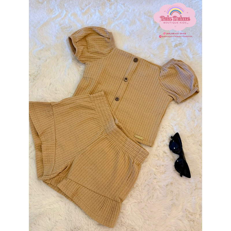 CONJ. SHORTS E BLUSA