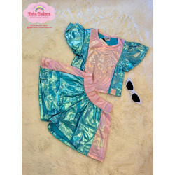CONJ. SHORTS E BLUSA