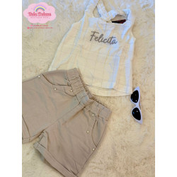 CONJ. SHORTS E BLUSA