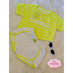 CONJ. SHORTS E BLUSA