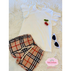 CONJ. SHORTS E BLUSA