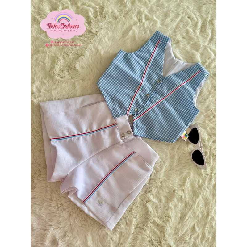 CONJ. SHORTS E COLETE