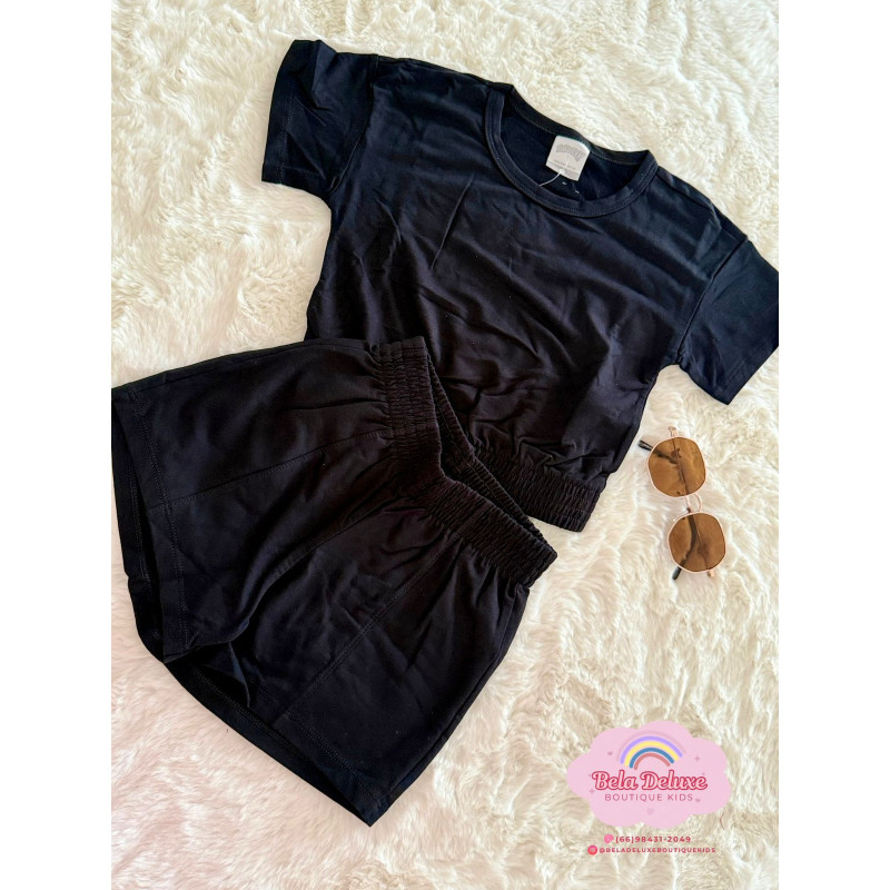 CONJ. SHORTS E BLUSA
