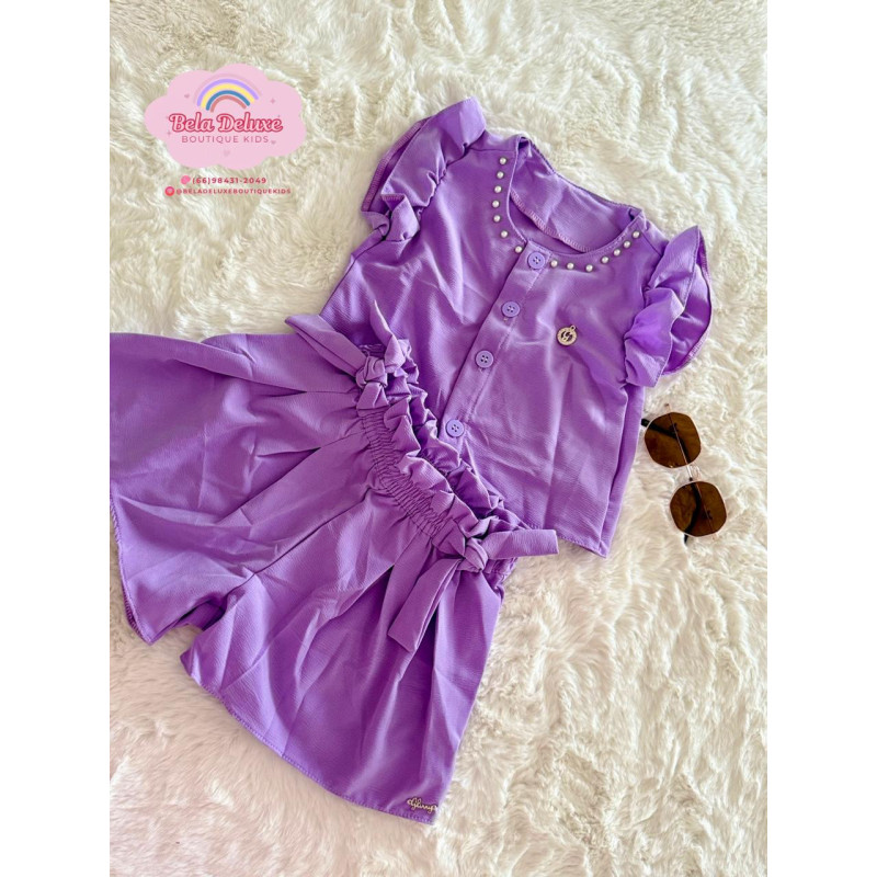 CONJ. SHORTS E BLUSA