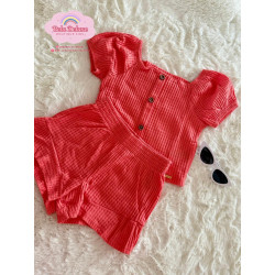 CONJ. SHORTS E BLUSA