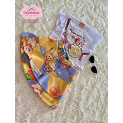 CONJ. SHORTS SAIA E BLUSA