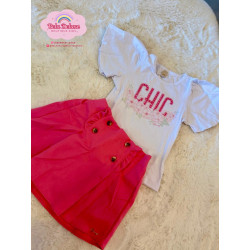 CONJ. SHORTS SAIA E BLUSA