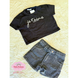 CONJ. SHORTS E BLUSA
