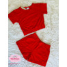 CONJ. SHORTS E BLUSA
