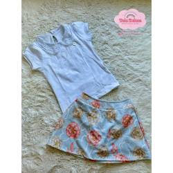 CONJ. SHORTS SAIA E BLUSA