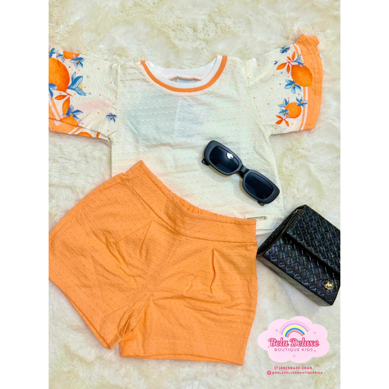 CONJ. SHORTS E BLUSA