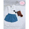 CONJ. SHORTS E BLUSA