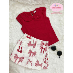 CONJ. SHORTS SAIA E BLUSA